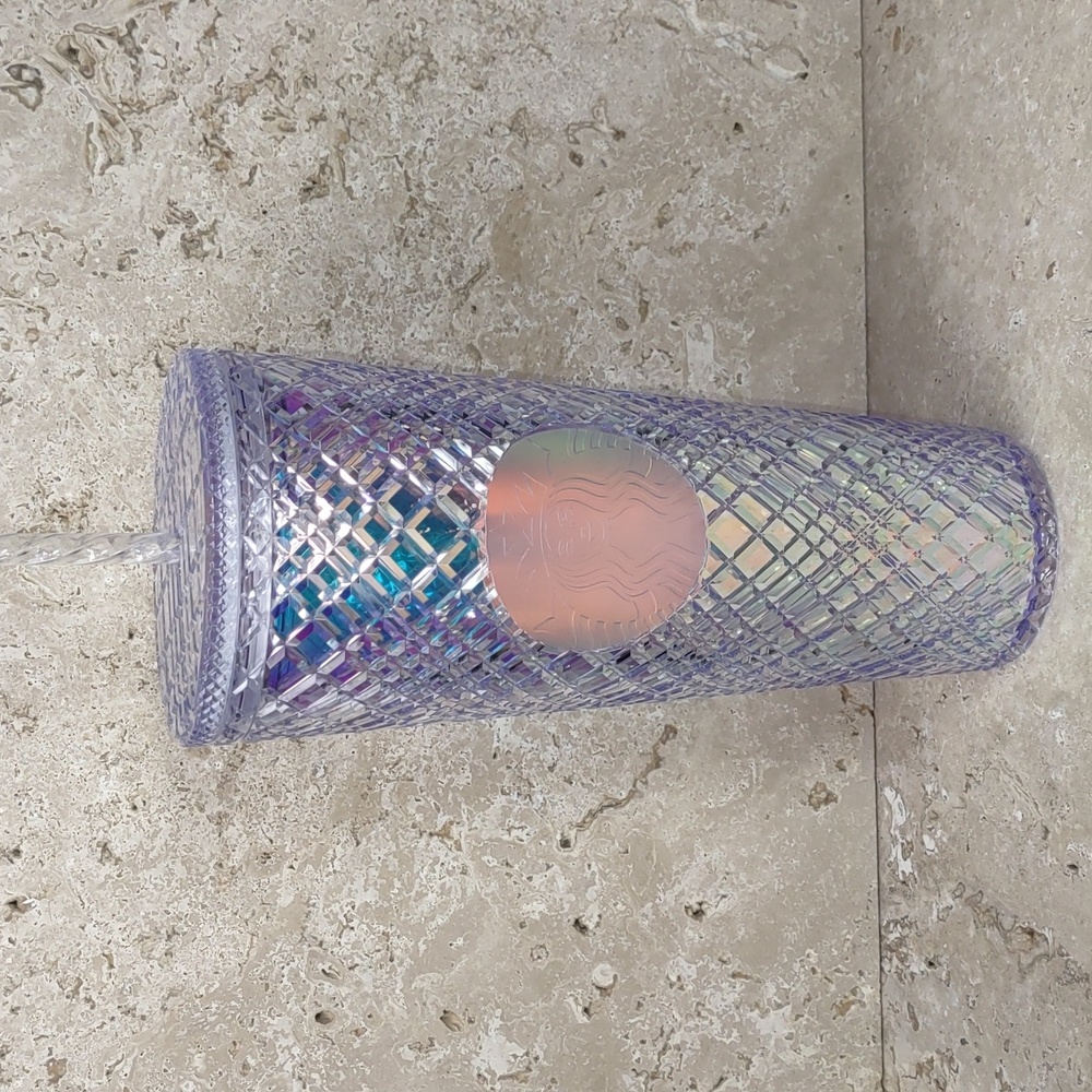 Starbucks 2022 Holiday Iridescent Unicorn Jewel 24oz Acrylic Tumbler